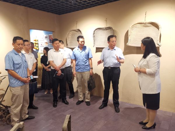 渭化集團(tuán)黨委副書(shū)記、董事、工會(huì)主席馮曉宏在五星村調(diào)研鄉(xiāng)村振興工作，參觀村史館3.jpg