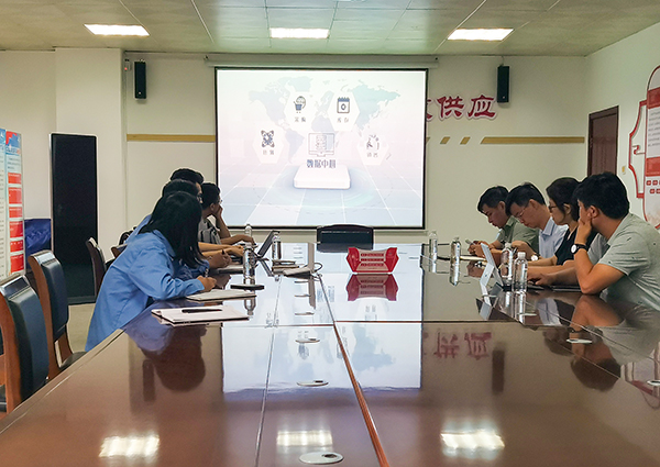 9月11日，物資集團(tuán)彬長(zhǎng)分公司來公司進(jìn)行陜煤物資商城推介工作.jpg