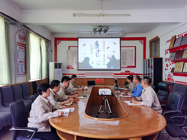 5月10日思廉日，渭河塑業(yè)公司開展“清風(fēng)伴行，廉潔潤心”主題黨日活動。.jpg